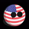 Стикер 6 Usa Countryballs