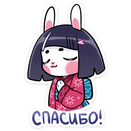 😌 Стикер «Усагичи» для Telegram
