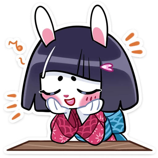 🥺 Стикер «Усагичи» для Telegram