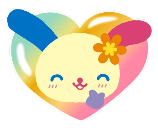 💖 Стикер «U SA HA NA» для Telegram