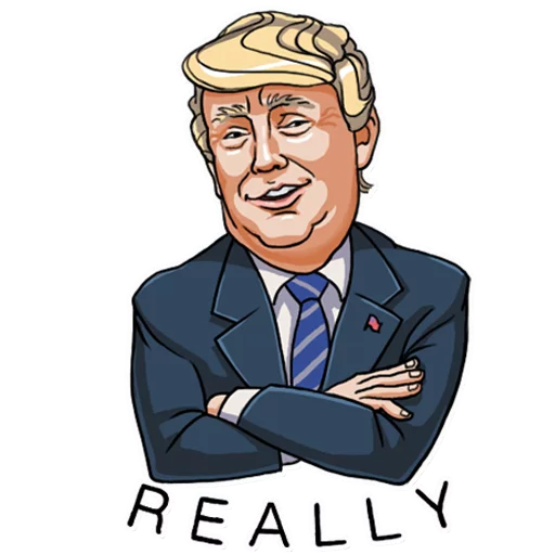 😐 Стикер «Mr. Trump» для Telegram