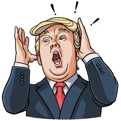 😲 Стикер «Mr. Trump» для Telegram