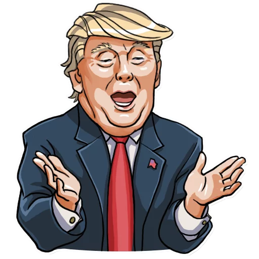 😬 Стикер «Mr. Trump» для Telegram