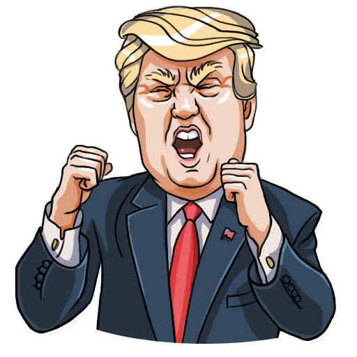 😖 Стикер «Mr. Trump» для Telegram