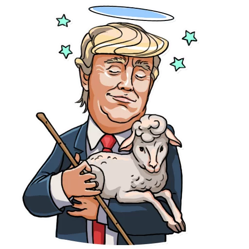 😇 Стикер «Mr. Trump» для Telegram
