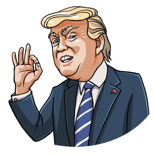 👌 Стикер «Mr. Trump» для Telegram