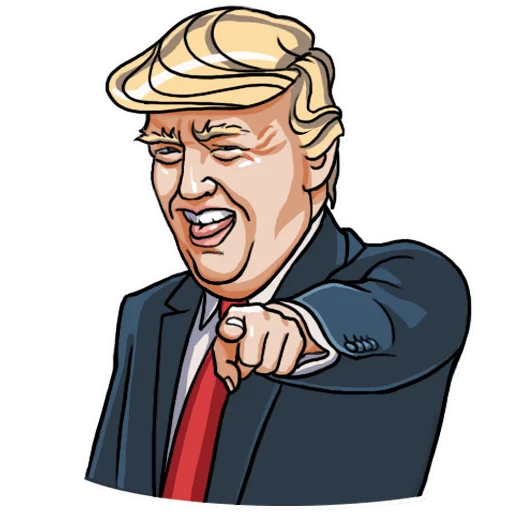 😜 Стикер «Mr. Trump» для Telegram