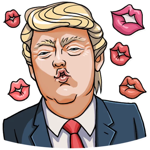 💋 Стикер «Mr. Trump» для Telegram