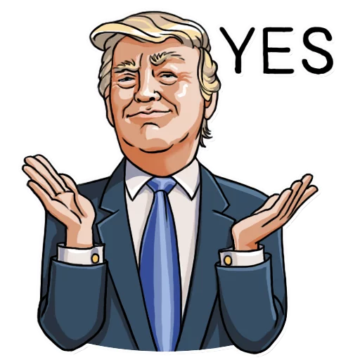 👍 Стикер «Mr. Trump» для Telegram