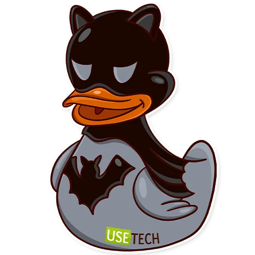 🦇 Стикер «Useduck» для Telegram