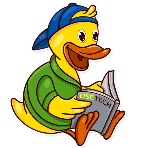 👨‍🎓 Стикер «Useduck» для Telegram