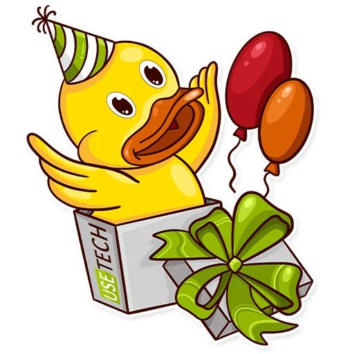 🎉 Стикер «Useduck» для Telegram