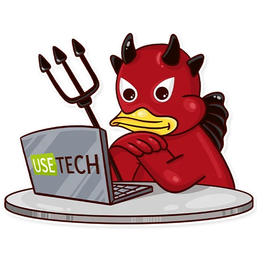 Стикерпак Useduck для Telegram