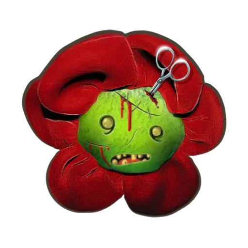 🧟‍♂️ Стикер «Упоротый Цветок» для Telegram