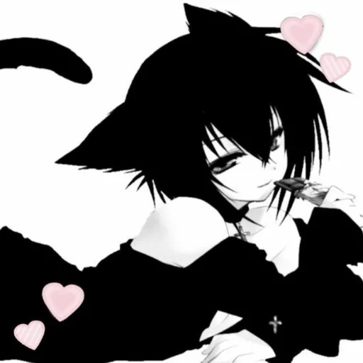 🖤 Стикер «Котик плачет» для Telegram