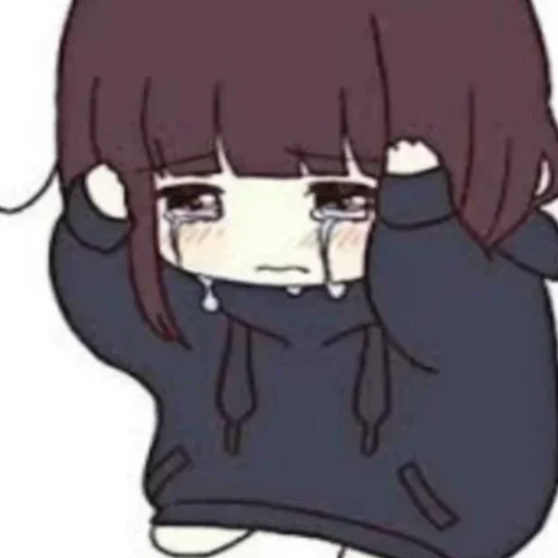 😭 Стикер «Котик плачет» для Telegram