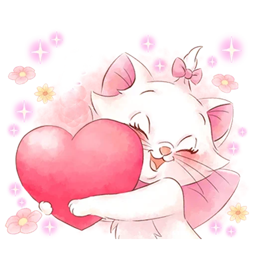 💖 Стикер «Котик плачет» для Telegram