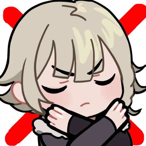 🙅‍♂️ Стикер «Mari and friends» для Telegram