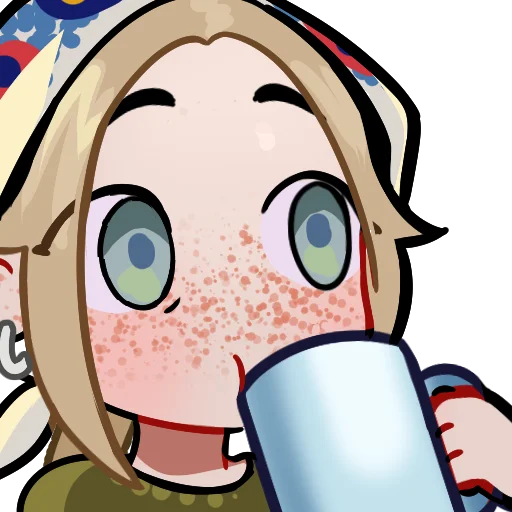 🍵 Стикер «Mari and friends» для Telegram