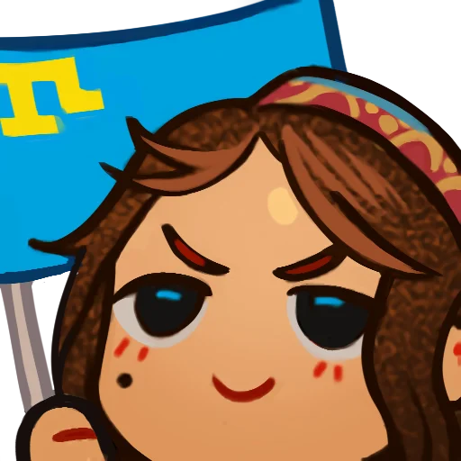 🇺🇦 Стикер «Mari and friends» для Telegram