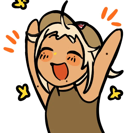 🥳 Стикер «Mari and friends» для Telegram