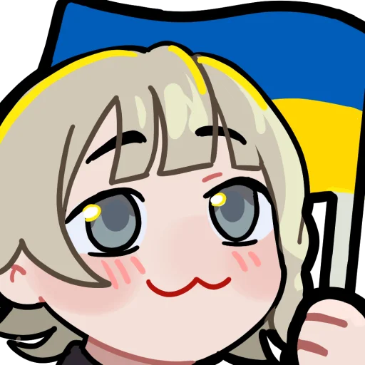 🇺🇦 Стикер «Mari and friends» для Telegram