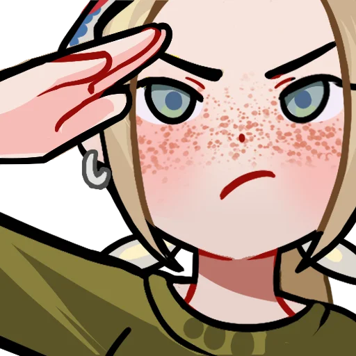 🫡 Стикер «Mari and friends» для Telegram