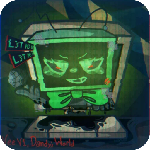 😈 Стикер «Vee DANDYS WORLD» для Telegram