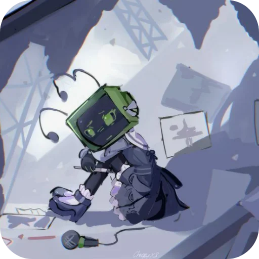 🙁 Стикер «Vee DANDYS WORLD» для Telegram
