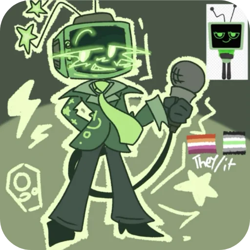 😁 Стикер «Vee DANDYS WORLD» для Telegram