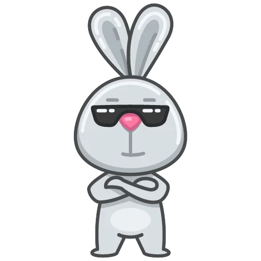😎 Стикер «Ushastik» для Telegram