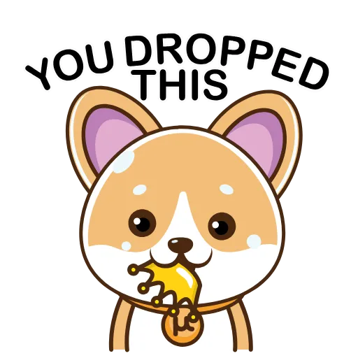 👑 Стикер «uShiba.Finance» для Telegram
