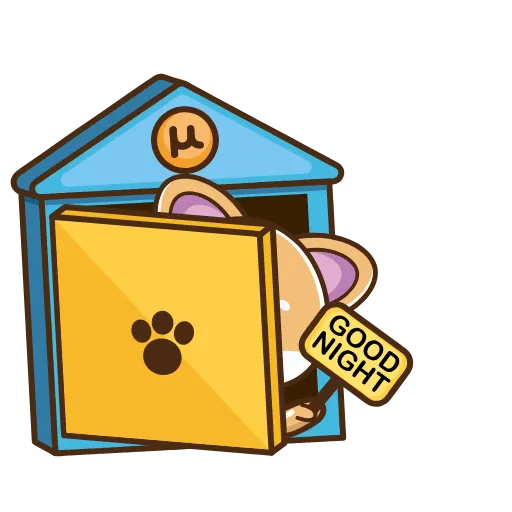 😴 Стикер «uShiba.Finance» для Telegram