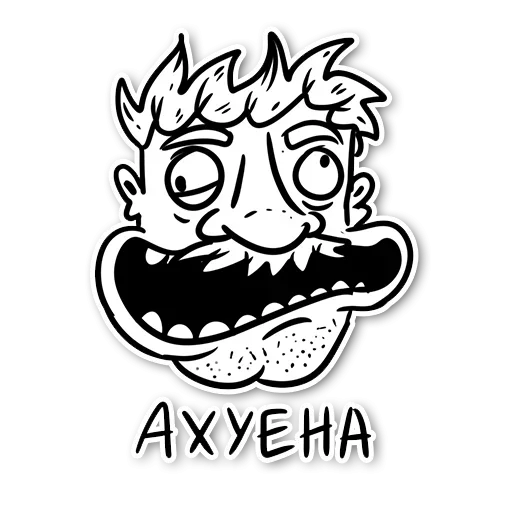 😙 Стикер «Moustache» для Telegram