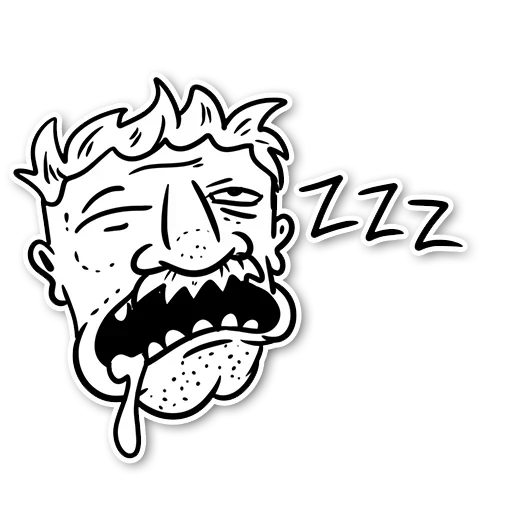 🤪 Стикер «Moustache» для Telegram