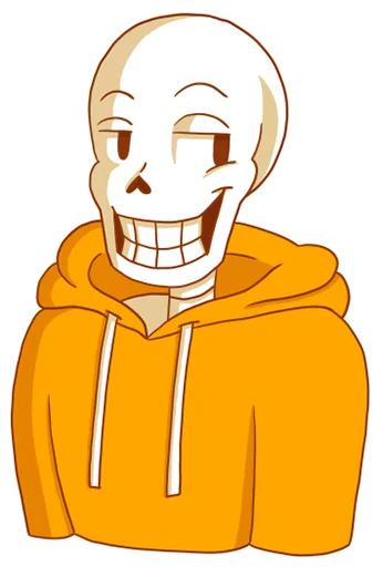 😏 Стикер «Underswap Papyrus» для Telegram