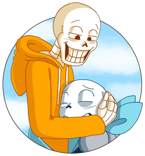 😌 Стикер «Underswap Papyrus» для Telegram
