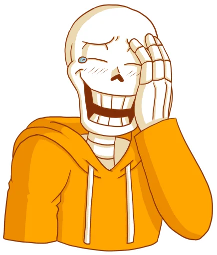 😂 Стикер «Underswap Papyrus» для Telegram