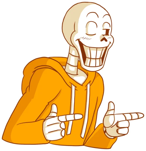 👉 Стикер «Underswap Papyrus» для Telegram