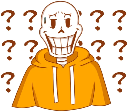 ❓ Стикер «Underswap Papyrus» для Telegram