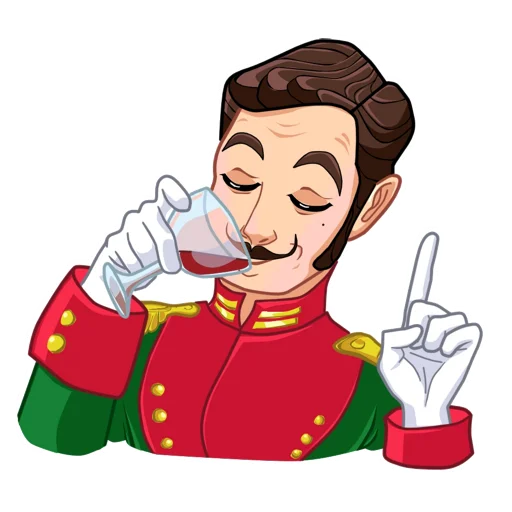 🥴 Стикер «Гусары» для Telegram