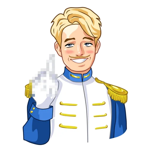 🖕 Стикер «Гусары» для Telegram
