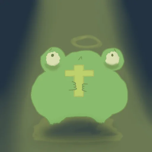 ✝ Стикер «жабули» для Telegram