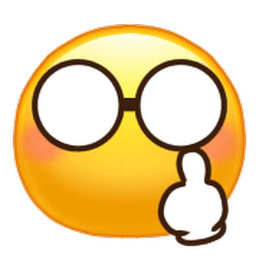 🤓 Стикер «Usual Emoji» для Telegram