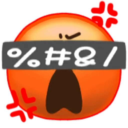 🤬 Стикер «Usual Emoji» для Telegram
