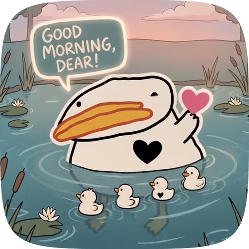 🌟 Стикер «Утя» для Telegram