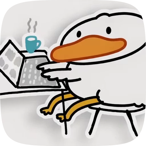 💻 Стикер «Утя» для Telegram