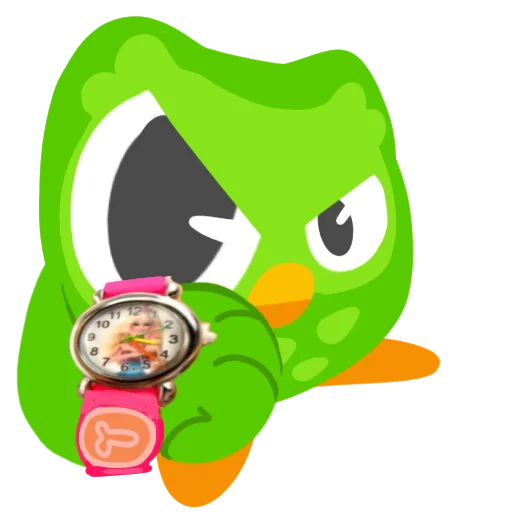 🕥 Стикер «Duolingo» для Telegram