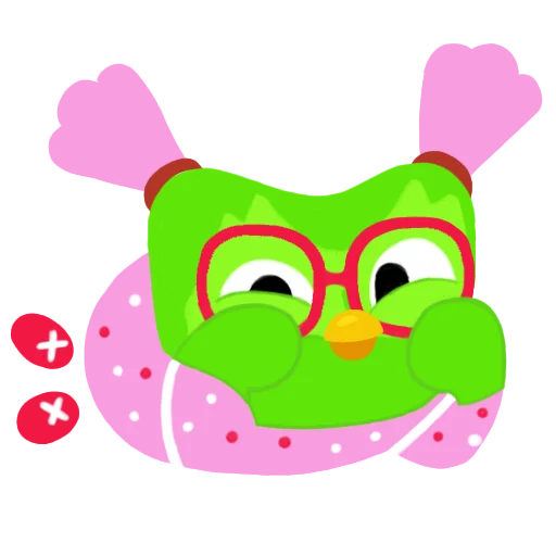 ☺️ Стикер «Duolingo» для Telegram