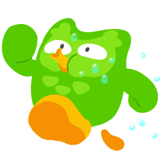 🏃‍♂️ Стикер «Duolingo» для Telegram